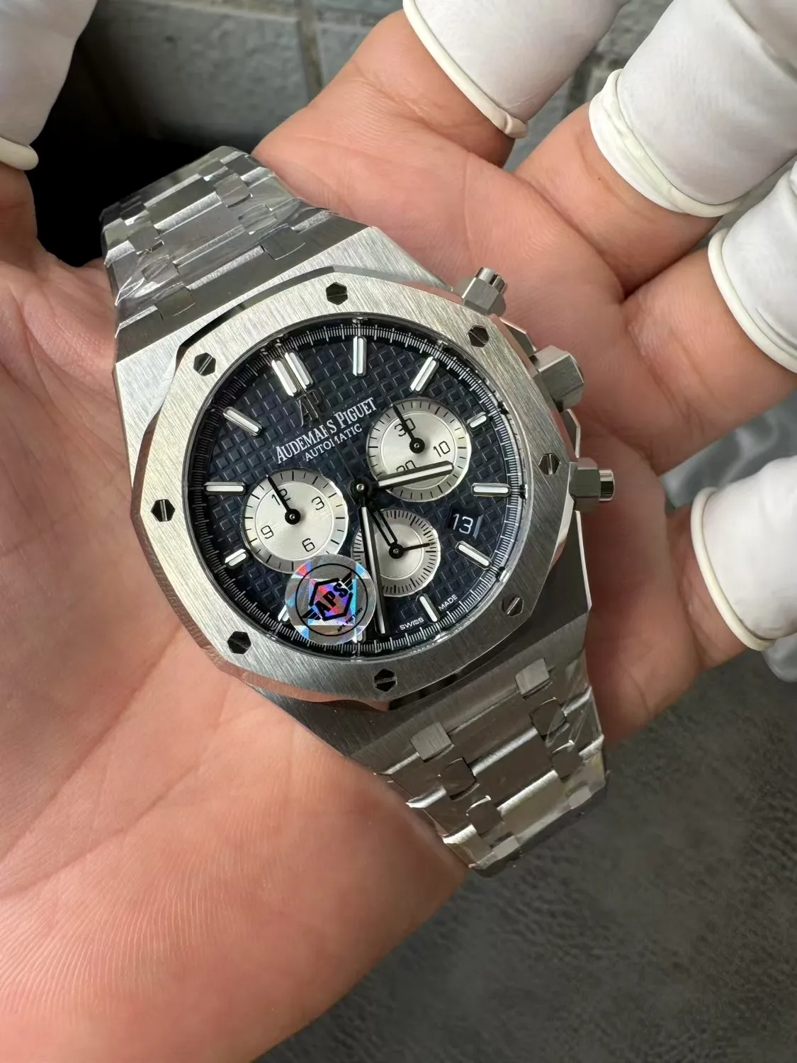 AP Royal Oak Chrono 26331 SS APSF 1:1 Best Edition Blue/WhiteDial on SS Bracelet A2385