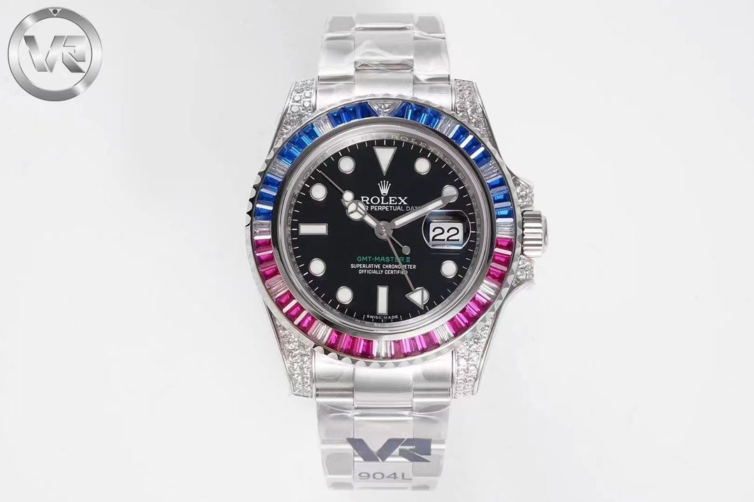 Rolex GMT Master II 40mm 116759 SAru-78209 VRF 1:1 Best Edition 904L SS Case A3186
