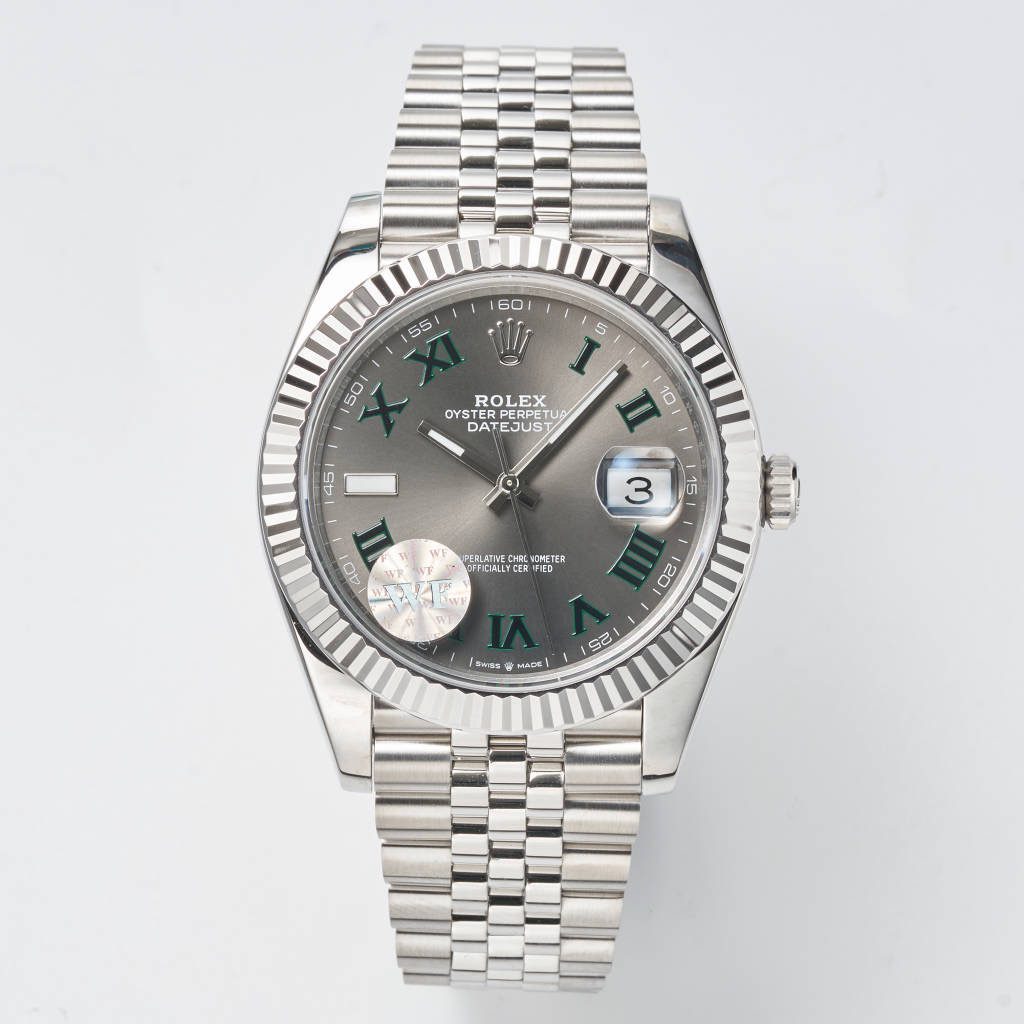 Rolex Datejust 41 126334 WF 1:1 Best Edition 904L Steel Gray Dial Stainless Steel Bracelet SA3235