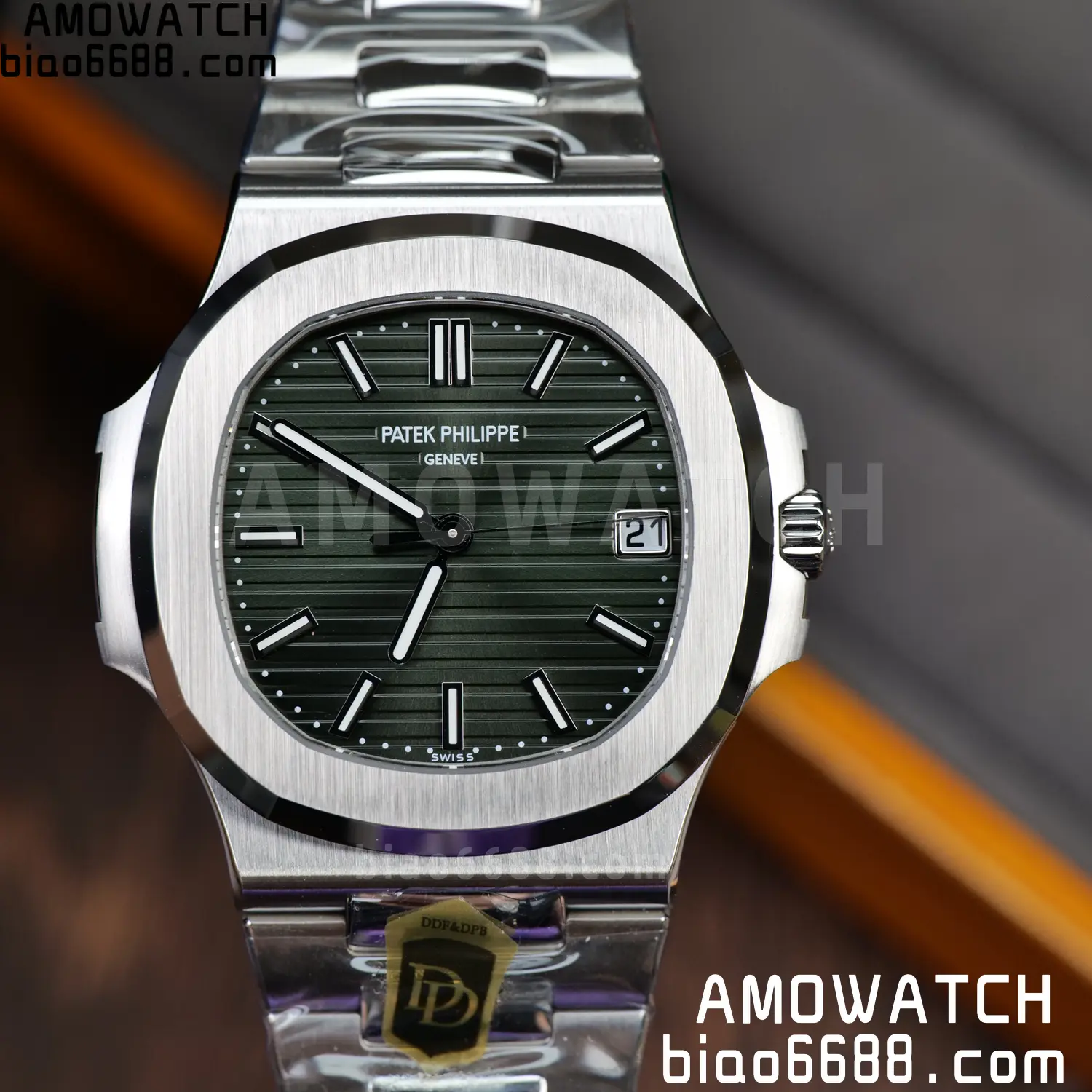 PP Nautilus 5711 DDF 1:1 Best Edition Blue Dial on SS Bracelet  DPB330 Super Clone V2