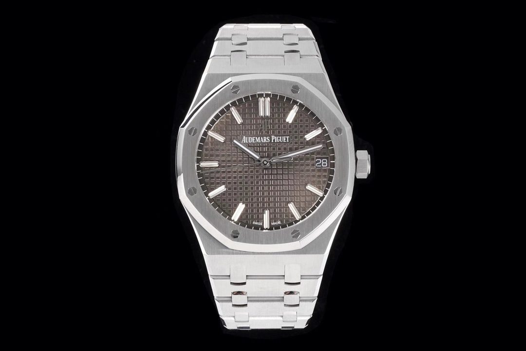 Audemars Piguet Royal Oak 41mm 15500ST SS ZF 1:1 Best Edition Grey Textured Dial on SS Bracelet A4302 V2