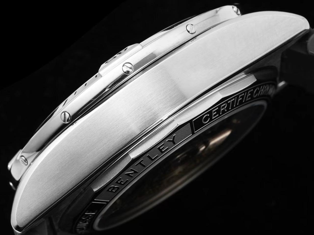 Breitling Chronomat B01 AB0134101K1A1 42mm SS TF 1:1 Best Edition Pink Dial on Black Rubber Strap A7750 - Image 8