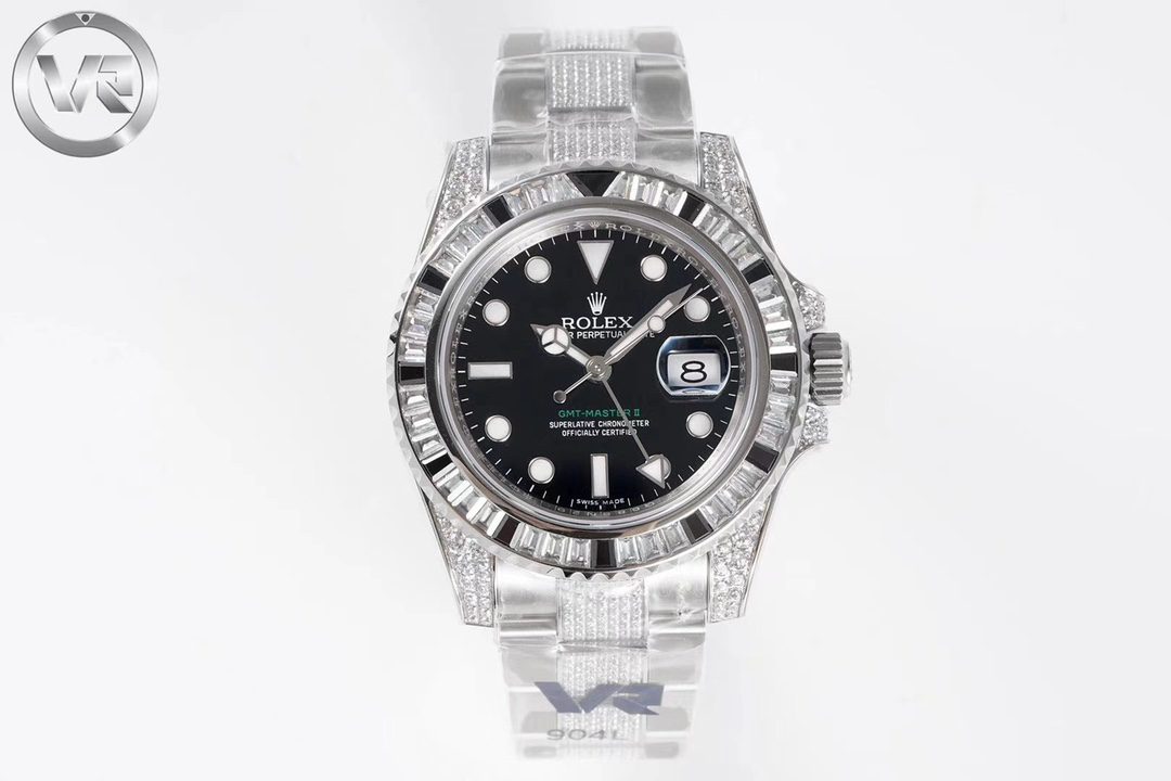 Rolex GMT Master II 40mm 116759 SANR-74769Bril VRF 1:1 Best Edition 904L SS Case A3186