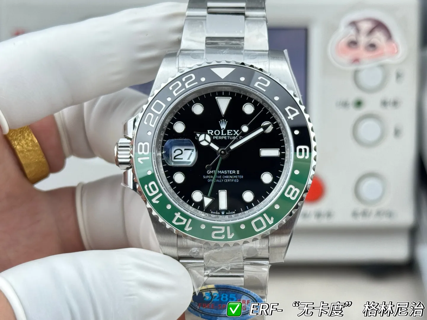 Rolex GMT-Master II 126720 VTNR 904L Steel ERF 1:1 Best Edition on Jubilee Bracelet JH3285 (Free Sprung)