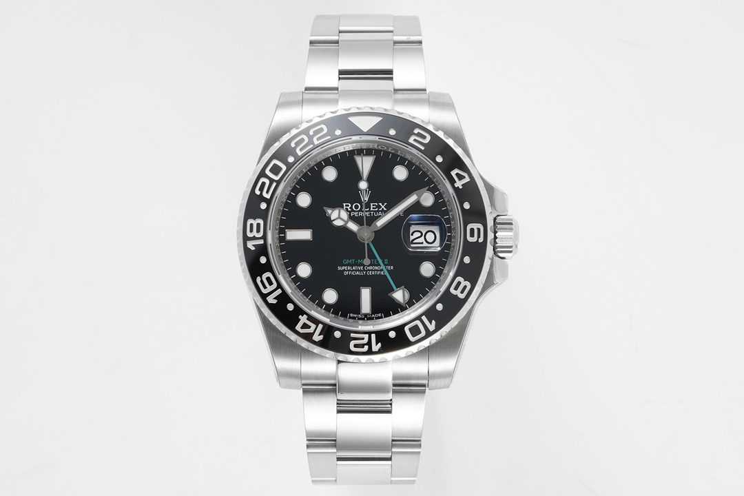 Rolex GMT Master II 40mm 116710LN-78200 GSF 1:1 Best Edition 904L SS Case Black Ceramic Bezel Watch A3186 V4