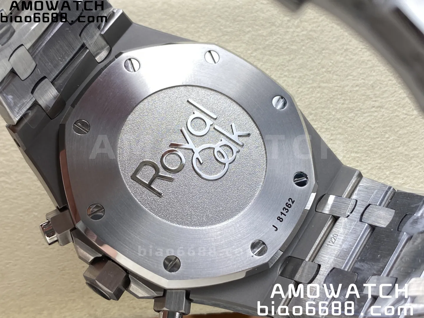 AP Royal Oak Chrono 26331 SS APW Factory 1:1 Best Edition White/Black Dial on SS Bracelet A7750 - Image 8