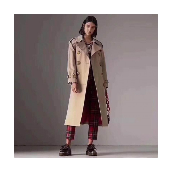✨Burberry 2018 Ladies Trench Coat - 버버리 여성 트렌치 코트 Bur0455x.Size(s - xl).베이지
