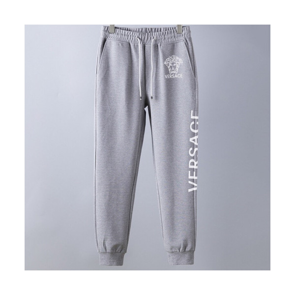 ✨Versace 2019 Mens Medusa Embroidery Cotton Training Pants - 베르사체 남성 메두사 자수 코튼 트레이닝 팬츠 Ver0184x.Size(m- 2xl).2컬러(블랙/그레이)