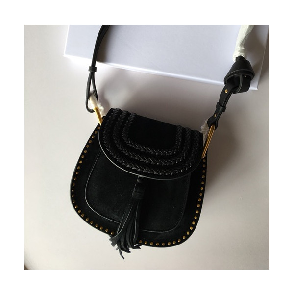 ✨Chole 2019 Hudson Leather Shoulder Bag, 22.5cm - 끌로에 2019 허드슨 레더 숄더백,CLB0088,22.5cm,블랙