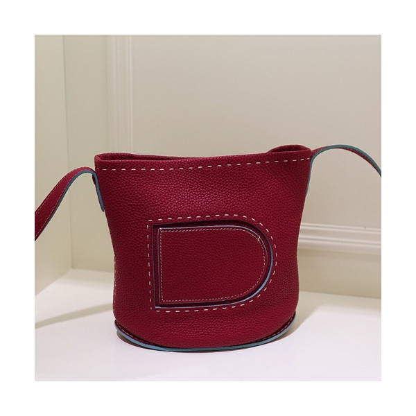 ✨Delvaux 2019 Pin Leather Shoulder Bag,20CM - 델보 2019 핀 레더 숄더백,DVB0004 .20CM,레드