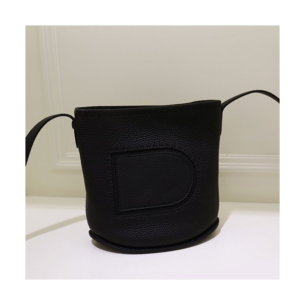 ✨Delvaux 2019 Pin Leather Shoulder Bag,20CM - 델보 2019 핀 레더 숄더백,DVB0005 .20CM,블랙