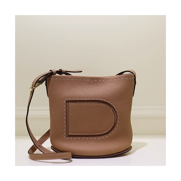 ✨Delvaux 2019 Pin Leather Shoulder Bag,20CM - 델보 2019 핀 레더 숄더백,DVB0006 .20CM,카멜베이지