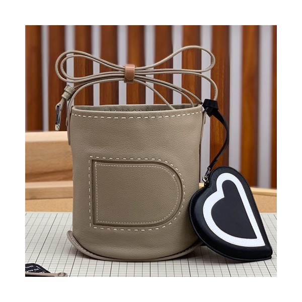 ✨Delvaux 2019 Pin Leather Shoulder Bag- 델보 2019 핀 레더 숄더백,DVB0267.그레이
