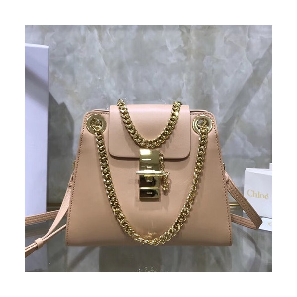 ✨Chole 2019 Annie Leather Shoulder Bag, 22cm - 끌로에 2019 애니 레더 숄더백,CLB0120,22cm,인디핑크