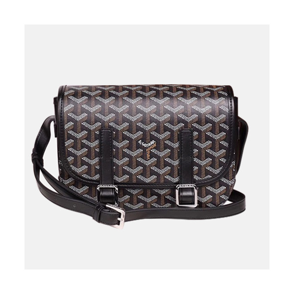 ✨[데일리 백]Goyard 2019 PVC Shoulder Bag,23cm - 고야드 2019 PVC 여성용 숄더백,GYB0185,23cm,블랙
