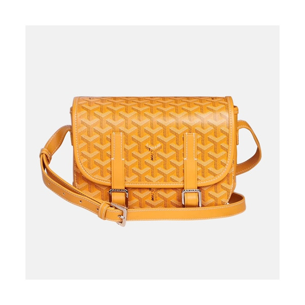 ✨Goyard 2019 PVC Shoulder Bag,23cm - 고야드 2019 PVC 여성용 숄더백,GYB0186,23cm,옐로우