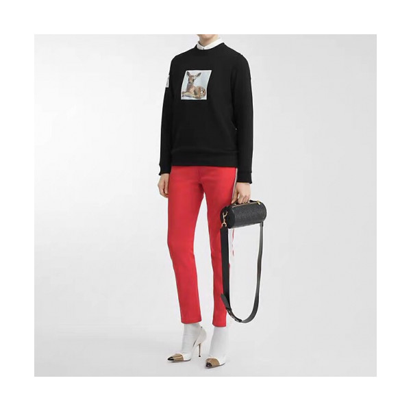 ✨Burberry 2019 Womens Logo Cotton Man-to-man - 버버리 2019 여성 로고 코튼 맨투맨 Bur0917x.Size(s - l).블랙