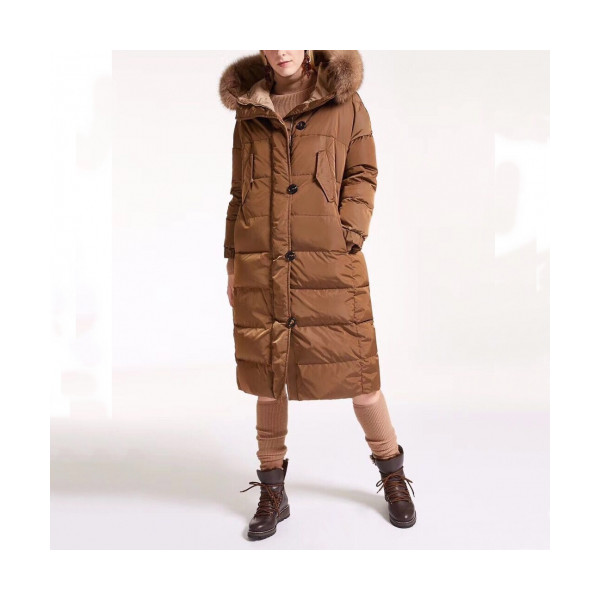 ✨[매장판]Maxmara 2019 Ladies Long Down Padding - 막스마라 2019 여성 롱다운 패딩 Max008x.Size(s - l).브라운