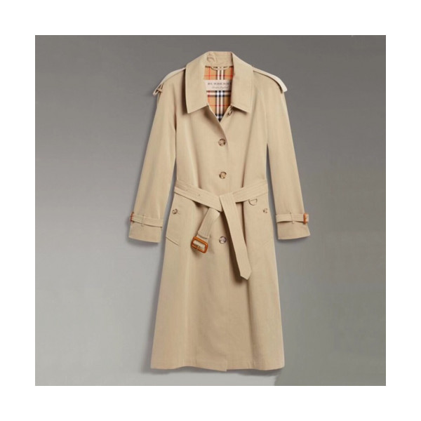 ✨Burberry 2019 Womens Vintage Cotton Trench Coat - 버버리 2019 여성 빈티지 코튼 트렌치 코트 Bur01270x.Size(s - 2xl).베이지