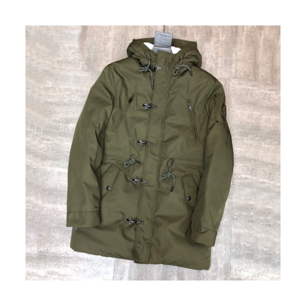 ✨[매장판] Moose Knuckle 2019 Mens Logo Goose Down Padding - 무스너클 2019 남성 로고 구스다운 패딩 Moo0048x.Size(s - 2xl).그린