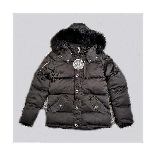 ✨[매장판] Moose Knuckle 2019 Mm/Wm Logo Goose Down Padding - 무스너클 2019 남자 로고 구스다운 패딩 Moo0051x.Size(xs - xl).블랙