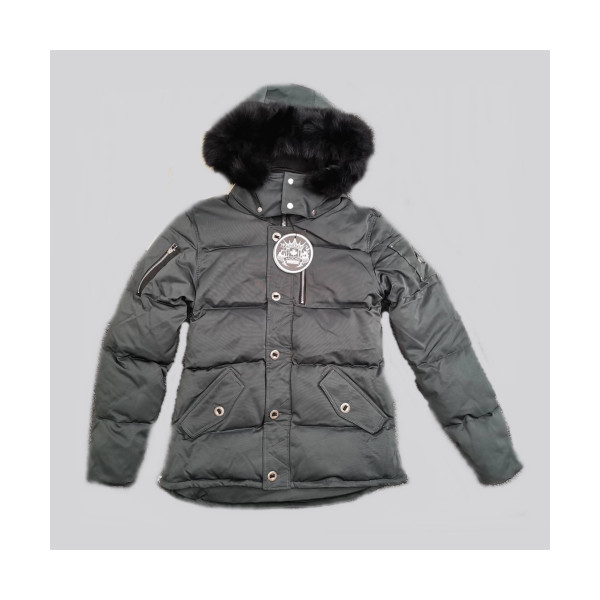 ✨[매장판] Moose Knuckle 2019 Mm/Wm Logo Goose Down Padding - 무스너클 2019 남자 로고 구스다운 패딩 Moo0054x.Size(xs - xl).그린