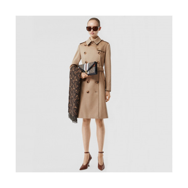 ✨Burberry 2019 Womens Vintage Cashmere Trench Coat - 버버리 2019 여성 빈티지 캐시미어 트렌치 코트 Bur01420x.Size(s - xl).베이지