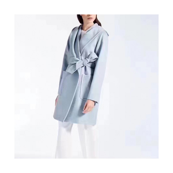 ✨[매장판]Maxmara 2019 Ladies Business Cashmere Coat - 막스마라 2019 여성 비지니스 캐시미어 코트 Max0030x.Size(s - l).스카이블루