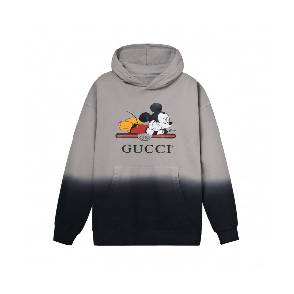 ✨[구찌]Gucci 2019 Mm/Wm Big Logo Cotton HoodT - 구찌 2019 남자 빅로고 캐쥬얼 코튼 후드티 Guc01901x.Size(xs - l).블랙