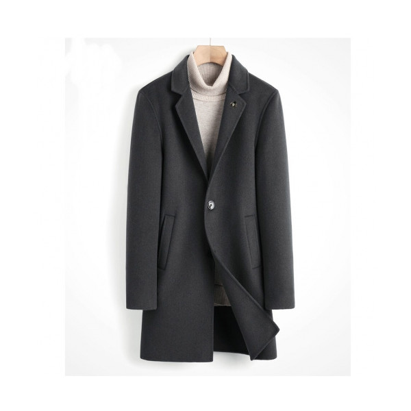✨[디올]Dior 2019 Mens Business Modern Cashmere Coats - 디올 2019 남성 비지니스 모던 가죽 캐시미어 코트 Dio0474x.Size(m - 3xl).다크그레이