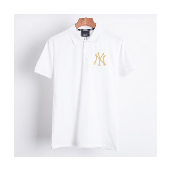 ✨[매장판]Gucci 2019 Mens Logo Cotton Polo Short Sleeved Tshirts - 구찌 2019 남성 로고 폴로 코튼 반팔티 Guc01930x.Size(m - 3xl).화이트