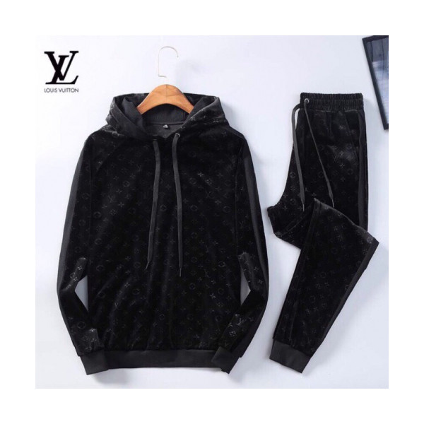 ✨[루이비통]Louis vuitton 2019 Mens Casual Logo Training Clothes&Pants - 루이비통 2019 남성 캐쥬얼 로고 트레이닝복&팬츠 Lou01519x.Size(m - 3xl).블랙