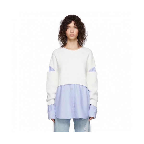 ✨[매장판]Alexsander Wang 2020 Womens Trendy Sweater - 알렉산더왕 2020 여성 트렌디 스웨터 Alw0053x.Size(s - l).화이트
