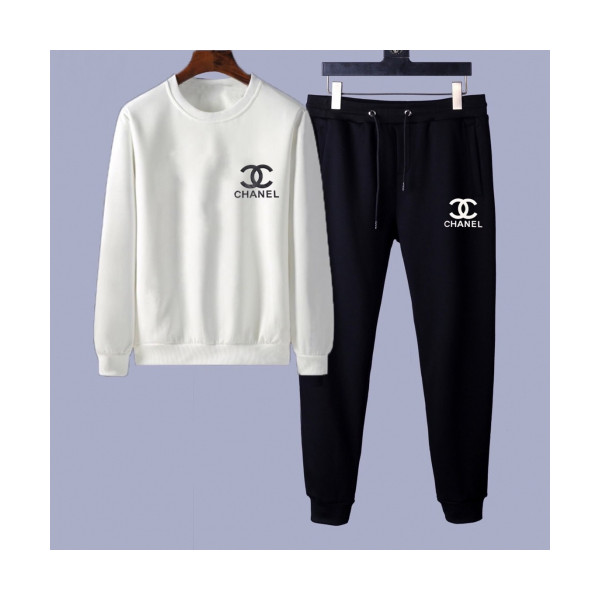 ✨[샤넬]Chanel 2020 Mens Coco Cotton Training Clothes&Pans - 샤넬 2020 남성 코코 코튼 트레이닝복&팬츠 Cnl0519x.Size(m - 5xl).화이트