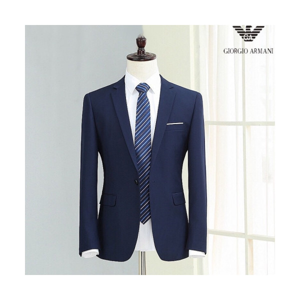 ✨[알마니]Armani 2020 Mens Business Cotton Suit Jackets&Slacks - 알마니 2020 남성 비지니스 코튼 슈트 자켓&슬랙스 Arm0546x.Size(m - 2xl).블루
