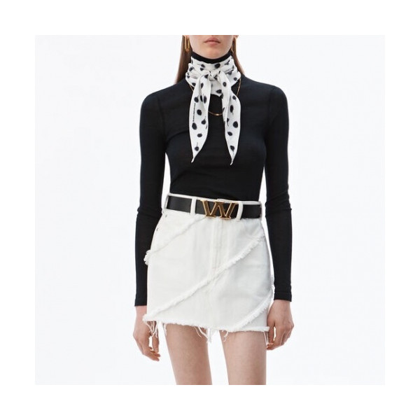 ✨[알렉산더왕]Alexander wang 2020 Womens Modern Denim Short Skirts - 알렉산더왕 2020 여성 모던 데님 스커트 Ale0055x.Size(25 - 30).화이트
