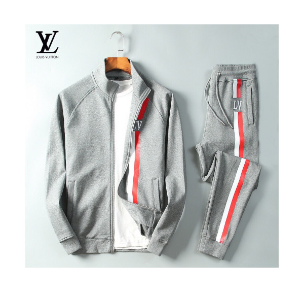 ✨[루이비통]Louis vuitton 2020 Mens Casual Logo Training Clothes&Pants - 루이비통 2020 남성 캐쥬얼 로고 트레이닝복&팬츠 Lou01543x.Size(m - 2xl).그레이