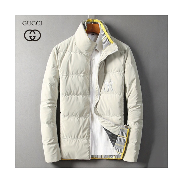 ✨[구찌]Gucci 2020 Mens Logo Casual Duck Down Padding - 구찌 2020 남성 로고 캐쥬얼 덕다운 패딩 Guc01992x.Size(m - 3xl).아이보리