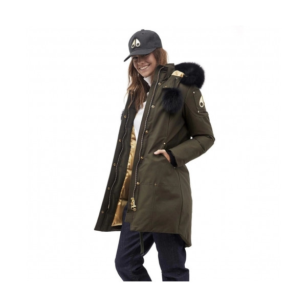 ✨[매장판] Moose Knuckle 2020 Womens Logo Duck Down Parka - 무스너클 2020 여성 로고 덕다운 파카 Moo0097.Size(s - l).그린