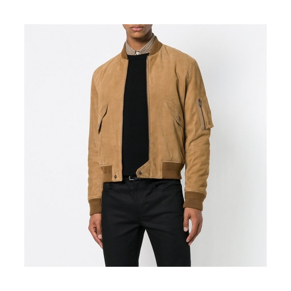 ✨[1:1]Saint Laurent 2020 Mens Classic Leather Jackets - 입생로랑 2020 남성 클래식 가죽 자켓 Ysl0081x.Size(m - 2xl).카멜
