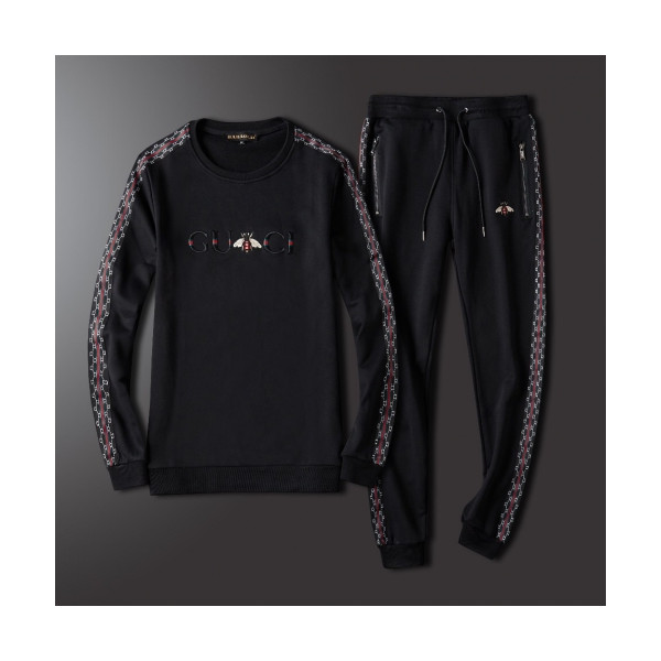 ✨[구찌]Gucci 2020 Mens Logo Casual Training Clothes&Pants - 구찌 2020 남성 로고 캐쥬얼 트레이닝복&팬츠 Guc02040x.Size(m - 4xl).블랙