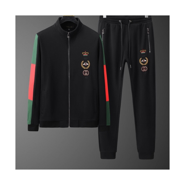 ✨[구찌]Gucci 2020 Mens Logo Casual Training Clothes&Pants - 구찌 2020 남성 로고 캐쥬얼 트레이닝복&팬츠 Guc02044x.Size(m - 4xl).블랙