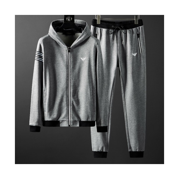 ✨[알마니]Emporio Armani 2020 Mens Cotton Training Clothes&Pants - 알마니 2020 남성 코튼 트레이닝복&팬츠 Arm0582x.Size(m - 4xl).그레이