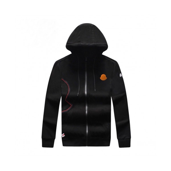 ✨[몽클레어]Moncler 2020 Mens Logo Casual Silket Hoodie - 몽클레어 2020 남성 로고 캐쥬얼 실켓 후디 Moc01389x.Size(l - 4xl).블랙