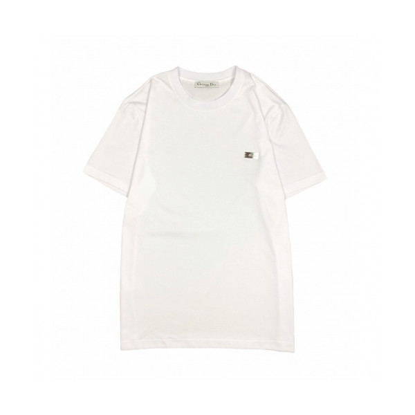 ✨[디올]Dior 2020 Mm/Wm Logo Cotton Short Sleeved Tshirts - 디올 2020 남자 로고 코튼 반팔티 Dio0522x.Size(s - 2xl).화이트