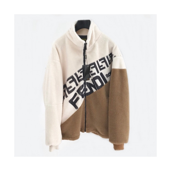 ✨[펜디]Fendi 2020 Mens Casual Logo Flannel Jackets - 펜디 2020 남성 캐쥬얼 로고 플란넬 자켓 Fen0551x.Size(m - 2xl).아이보리