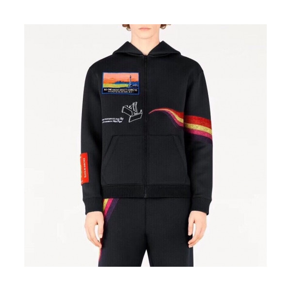 ✨[루이비통]Louis vuitton 2020 Mens Casual Logo Silket Training Clothes&Pants - 루이비통 2020 남성 캐쥬얼 로고 실켓 트레이닝복&팬츠 Lou01701x.Size(m - 2xl).블랙