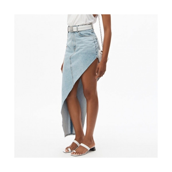 ✨[알렉산더왕]Alexander wang 2020 Womens Modern Denim Long Skirts - 알렉산더왕 2020 여성 모던 데님 스커트 Ale0076x.Size(s - l).블루