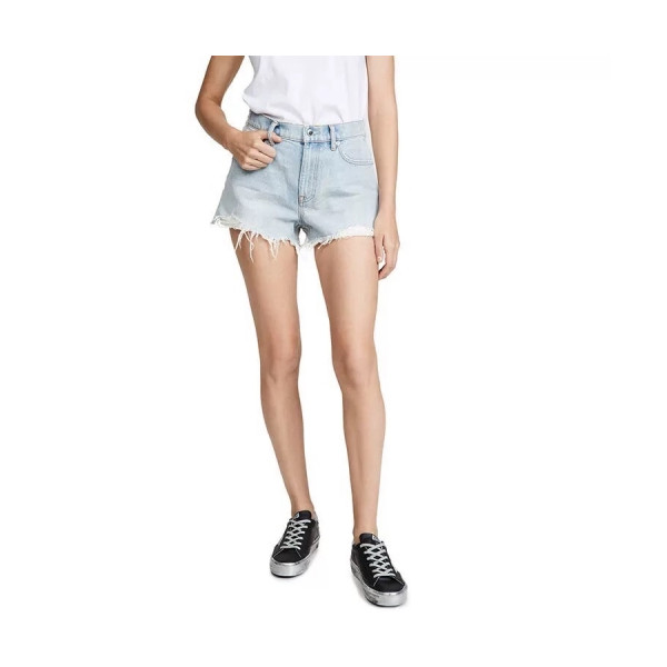 ✨[알렉산더왕]Alexander wang 2020 Womens Modern Denim Short Trousers - 알렉산더왕 2020 여성 모던 데님 반바지 Ale0078x.Size(25 - 30).블루
