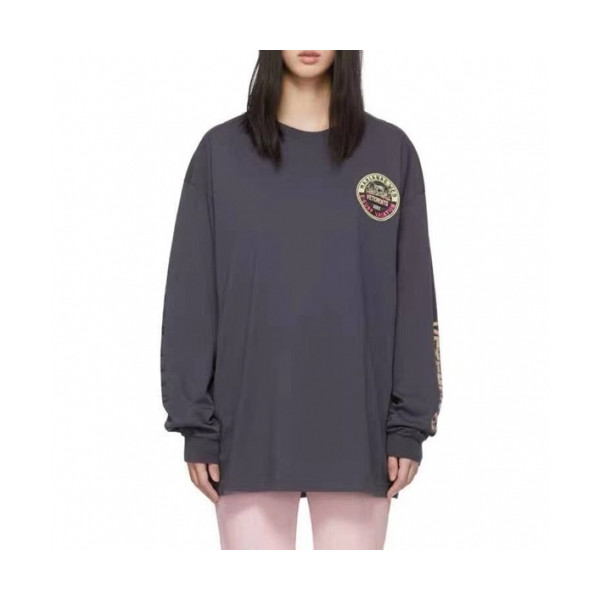 ✨[베트멍]Vetments 2020 Mm/Wm Light Reflection Logo Cotton Man-to-man - 베트멍 2020 남자 로고 코튼 오버사이즈 맨투맨 Sto0062x.Size(s - xl).그레이